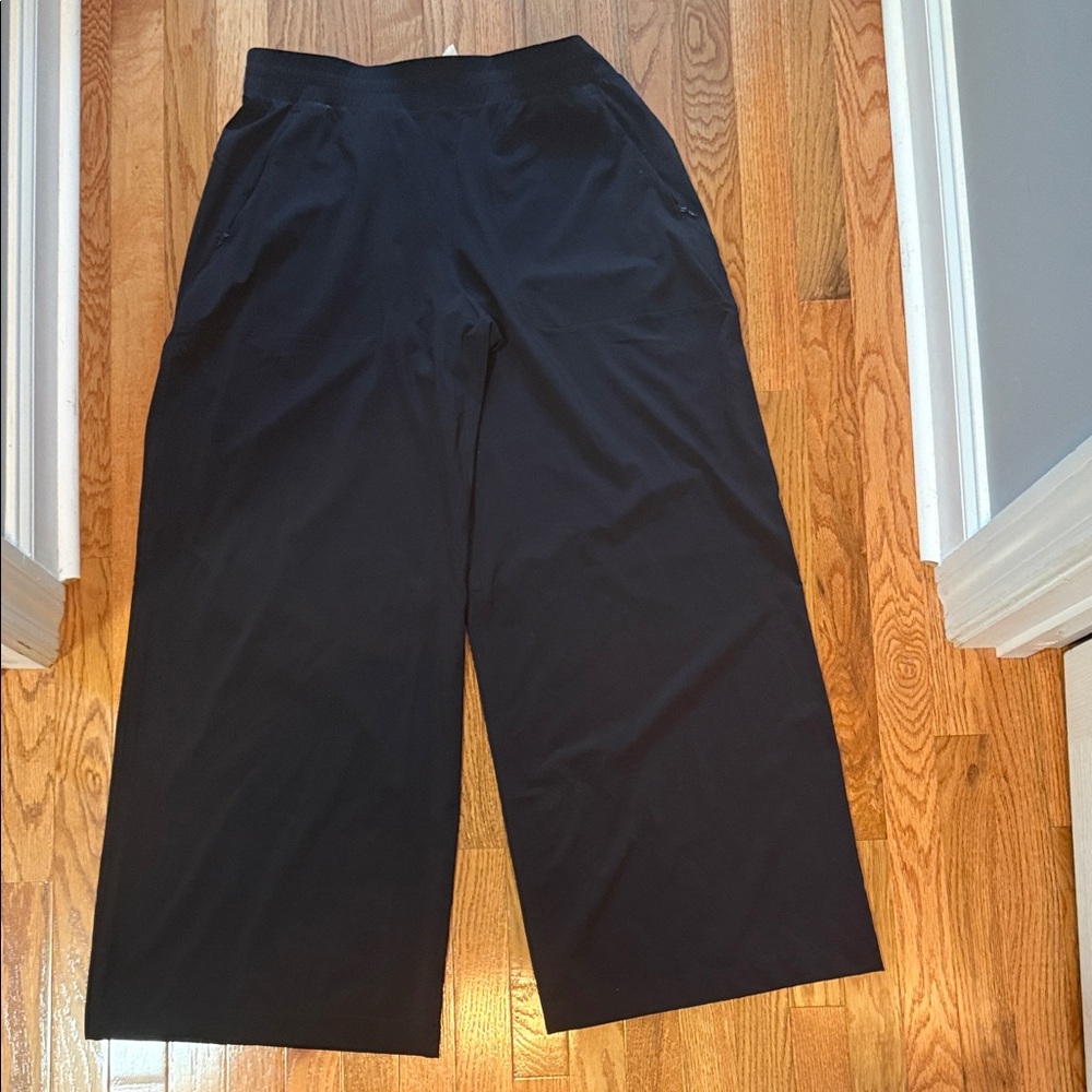 Lululemon Athletica Black Wide-Leg Trousers